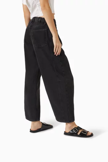 Alba Slides in Leather