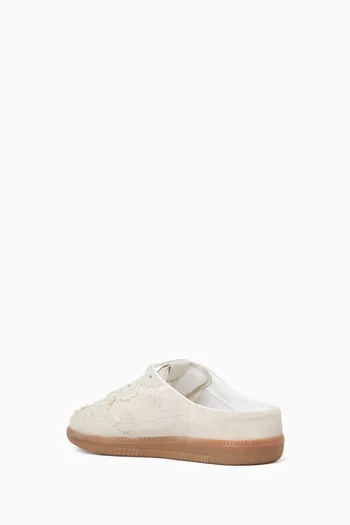 TB. 490 Mule Sneakers in Crochet & Suede