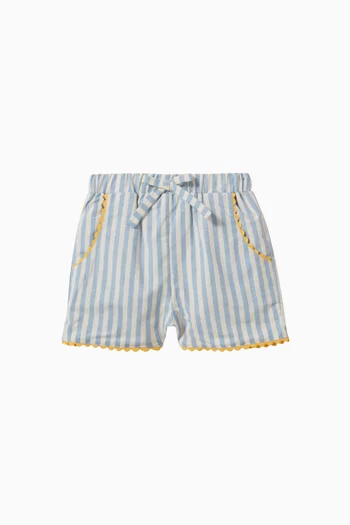Miranda Striped Shorts in Cotton