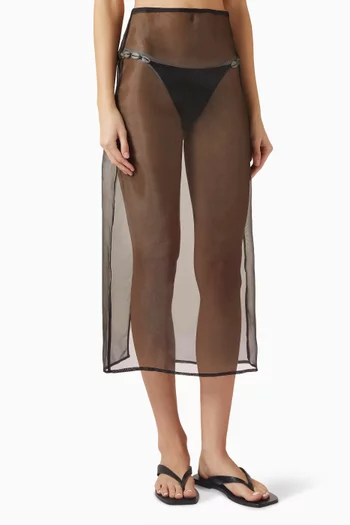 Ocean Skirt in Organza