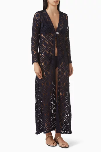 Nerea Pearl Kaftan in Crochet