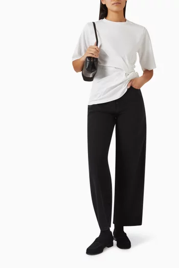 Barrel-leg Jeans in Denim