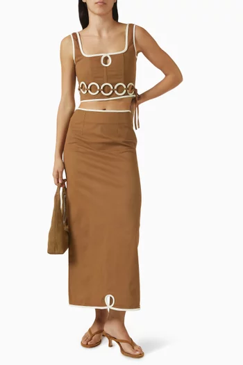 بلوزة زوما قصيرة