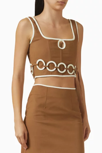 بلوزة زوما قصيرة