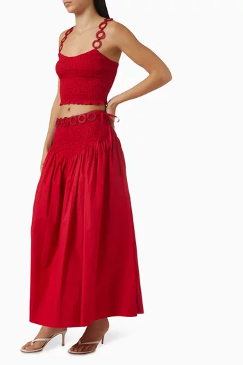 بلوزة سولي بكشكش