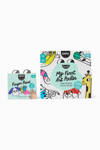 Art Poster & Finger Paint Set