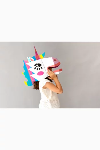 طقم قناع بتصميم يونيكورن ومصباح ليلي لاما 