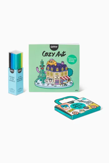 Cozy Art Paris Colouring Kit