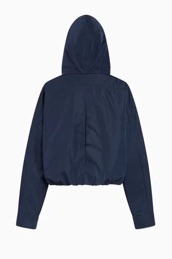 Hooded Windjacket in Silk Radzimir