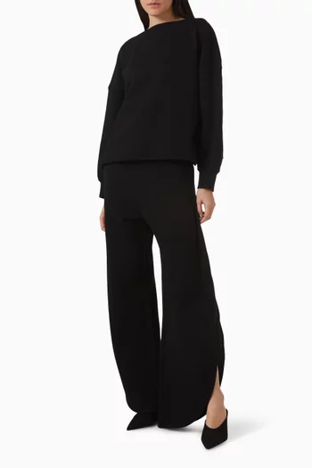 Boatneck Sweater in Knit