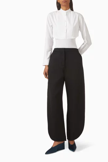 بودي سوت بطبقة علوبة بنمط قميص