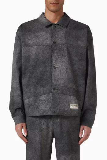 Oversized Jacket in Soft Denim