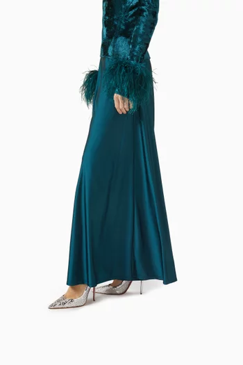 حذاء كلاسيك ميس زي كاروبا بكعب 100 مم جلد لامع