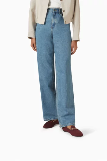 The Double Bit Almond Loafer Flats in Knit