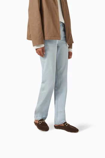 The Revelvet Cozy Bit Loafer Mules