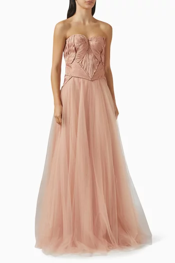 فستان سهرة لوكاستا بتصميم جرس جورجيت لوركس