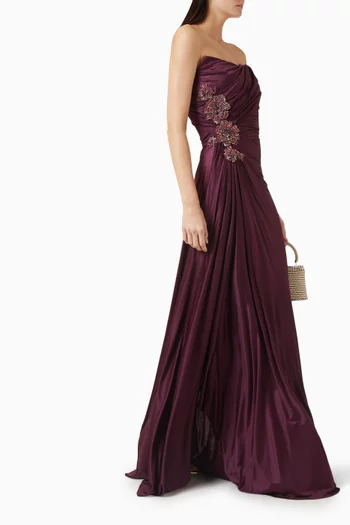 Lorinne Strapless Gown