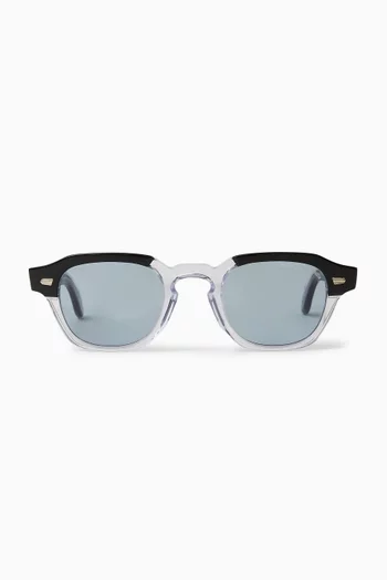 نظارة شمسية بإطار دائري أسيتات