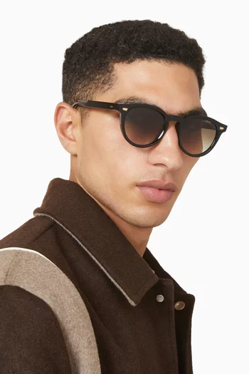 Round Sunglasses in Acetate