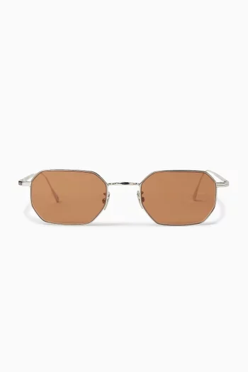 Round Sunglasses in Metal