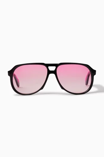 نظارة شمسية بإطار أفياتور أسيتات