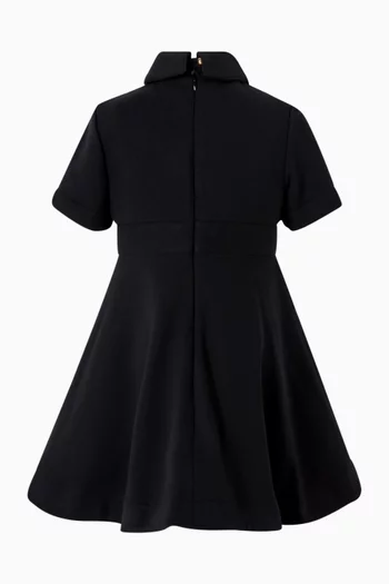 Collared Shirt Dress in Cotton-fleece