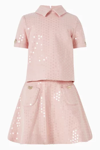 Sequin-embellished Skirt