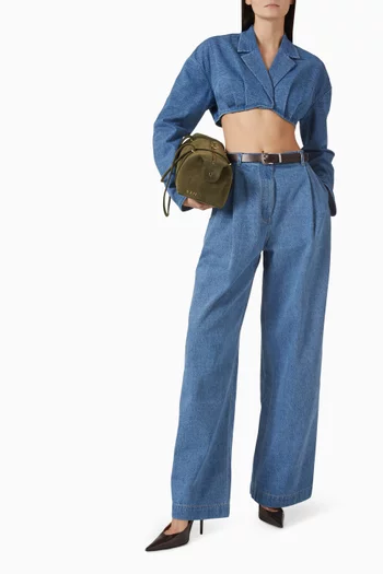 Denise Wide-leg Pants in Denim