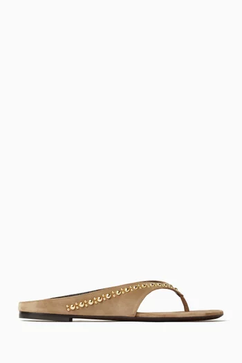 Sun-kissed Slides in Suede