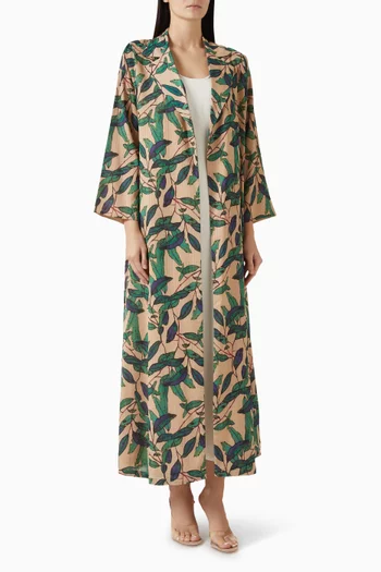Printed Abaya in Chiffon