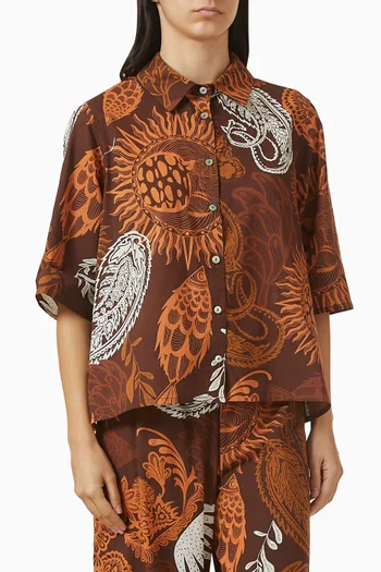 Printed Short-sleeve Shirt