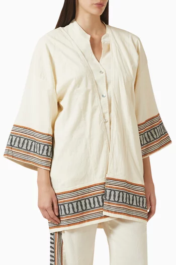 Zakar Embroidered Kimono