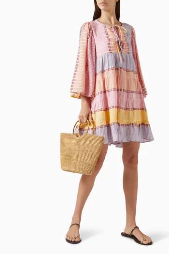 فستان زكار بحزام