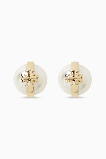 Double-T Logo Earrings