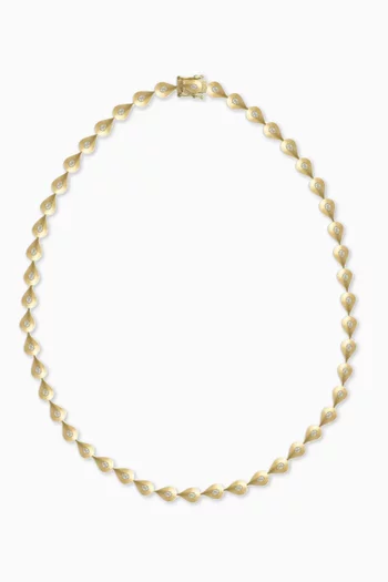 Marquise Diamond Necklace in 18kt Yellow Gold