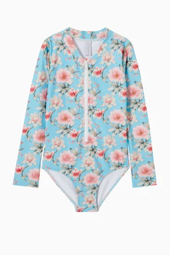 Front-zip One-piece Swimsuit