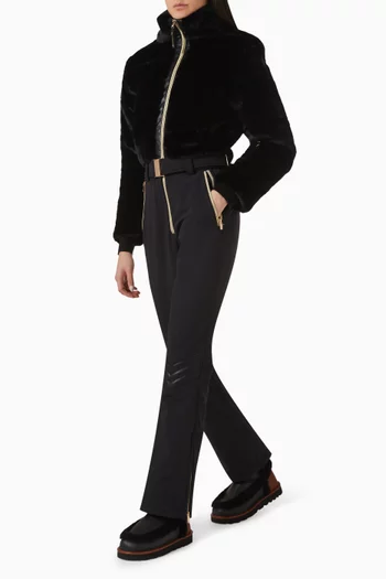 بدلة تزلج التيتيود فرو صناعي