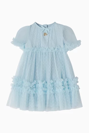 Ruffled Dress in Tulle