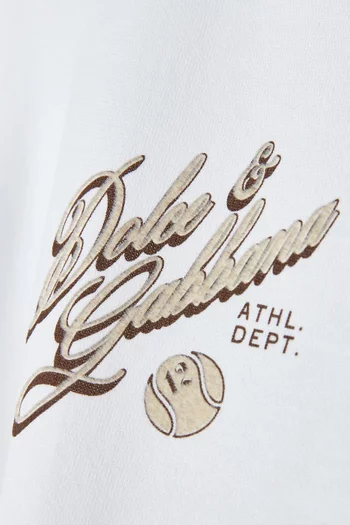 Crest Logo-print T-shirt in Cotton