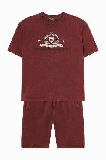 Serigraphic-print T-shirt in Cotton