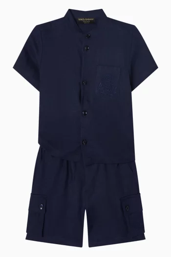 Button-up Shirt in Linen