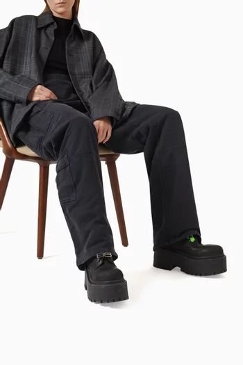 Strike Platform Boots in Bullskin