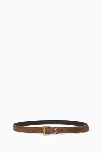 Cassandre Thin Belt in Suede