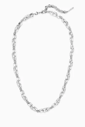 قلادة مرصعة بالكريستال نحاس