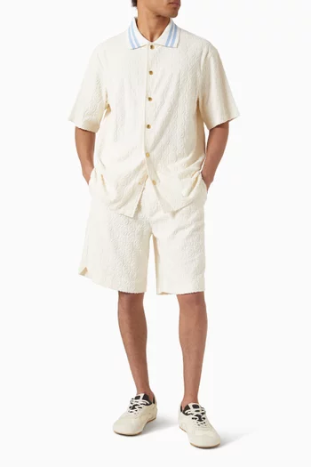 Monogramme Towelling Shorts in Cotton
