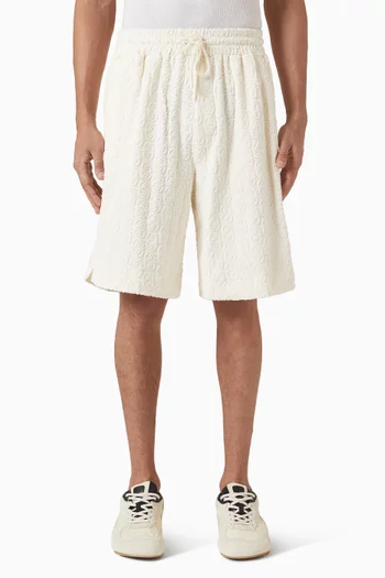 Monogramme Towelling Shorts in Cotton