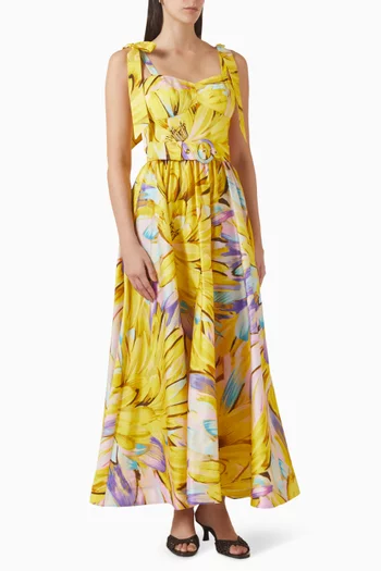 فستان ألين بحزام