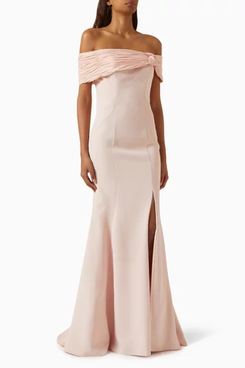 فستان إلفيا كريب دورساي وأورجانزا