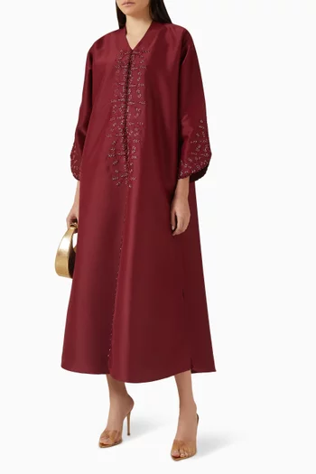 Bead-embellished Abaya