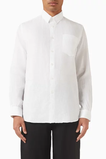 Solid Shirt in Linen